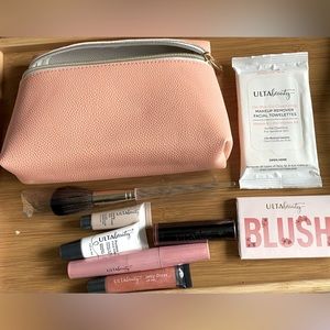 Ulta makeup bag + 8 piece Ulta Beauty makeup set